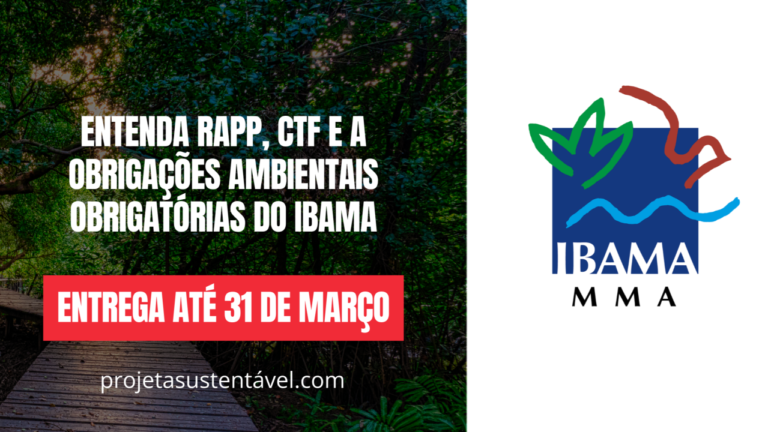 Entenda RAPP, CTF e a Obrigações Ambientais Obrigatórias do IBAMA – Prazo até 31/03